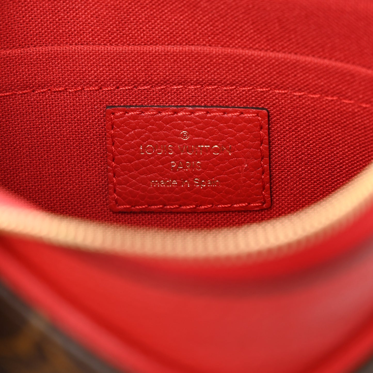 Monogram Pallas Clutch Cherry