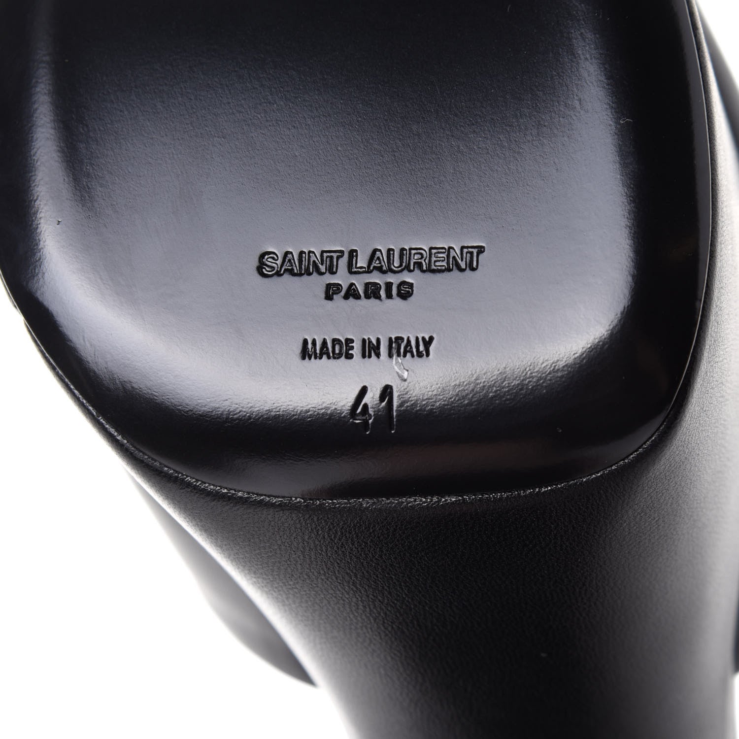 Saint Laurent Vendome Bianca 85 Platform Sandals 41 Black 8 of 10