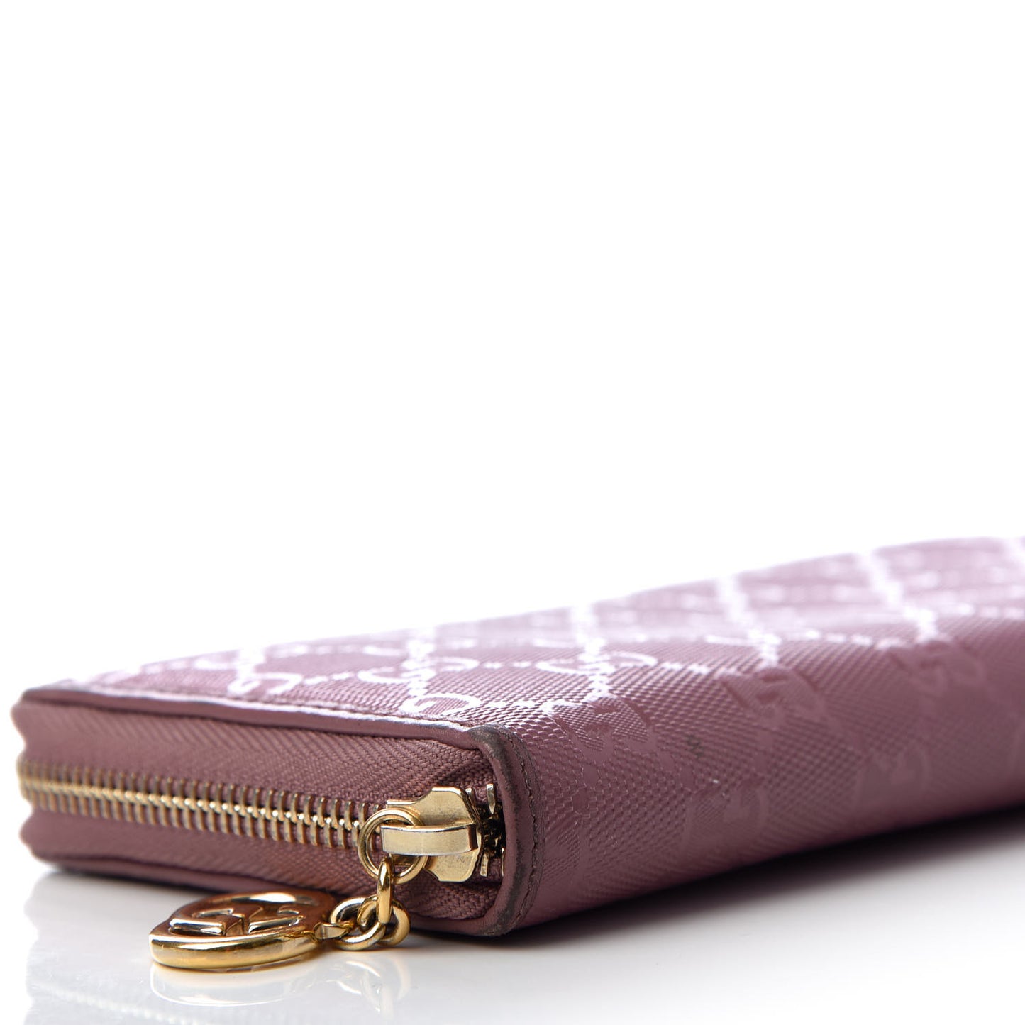 Imprime Monogram GG Pierce Zip Around Wallet Vintage Rose