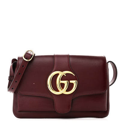 Gucci Vitello Palmellato Lux Small Arli Flap Shoulder Bag Vintage Bordeaux 1 of 10