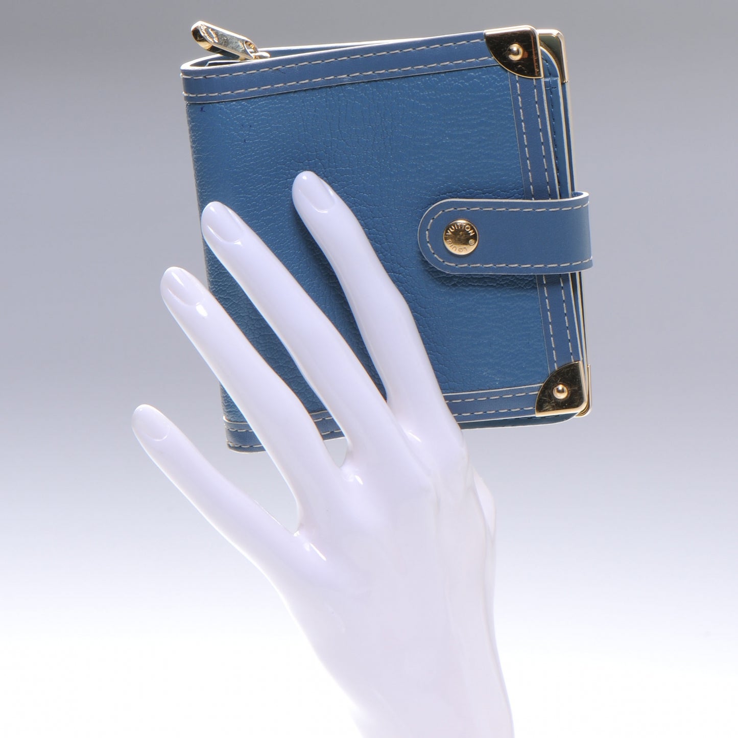 Suhali Compact Zipped Wallet Blue