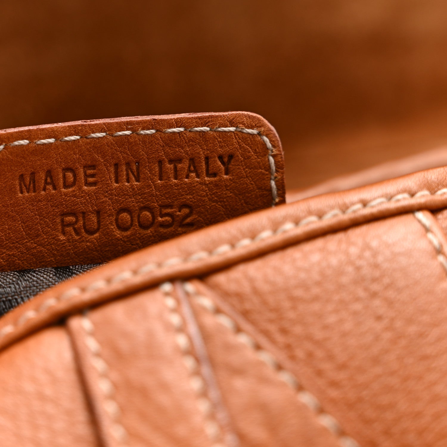 Christian Dior Calfskin Saddle Bag Tan 7 of 13