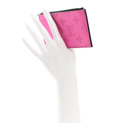 Louis Vuitton Taigarama Coin Card Holder Fuchsia 2 of 7