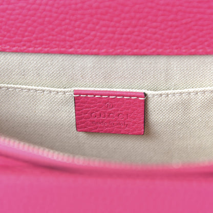 Gucci Dollar Calfskin Crystal Web Medium Dionysus Bamboo Top Handle Bag Box Pink Black Diamond 7 of 9