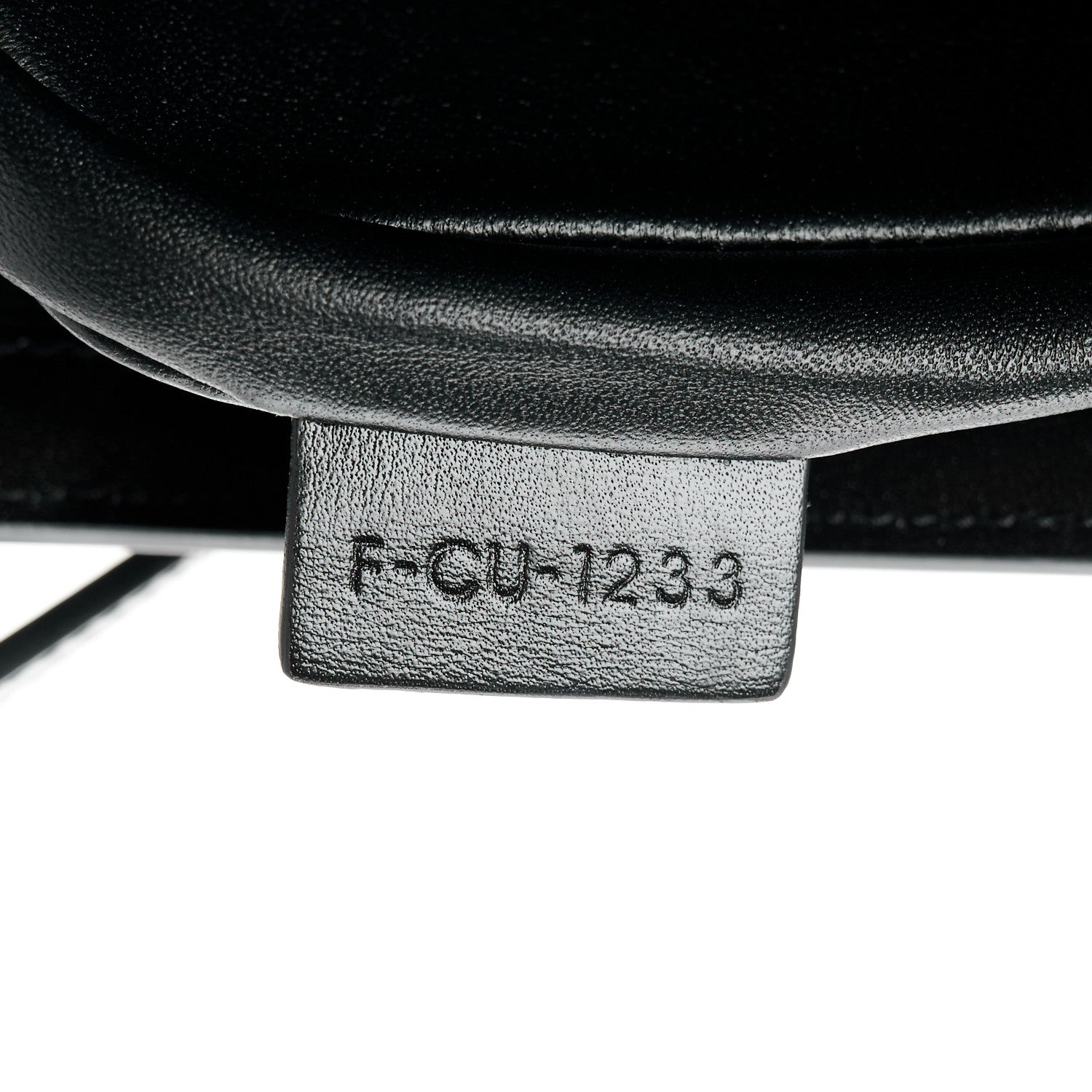 Celine Shiny Calfskin Medium Croque Bag Black 6 of 10