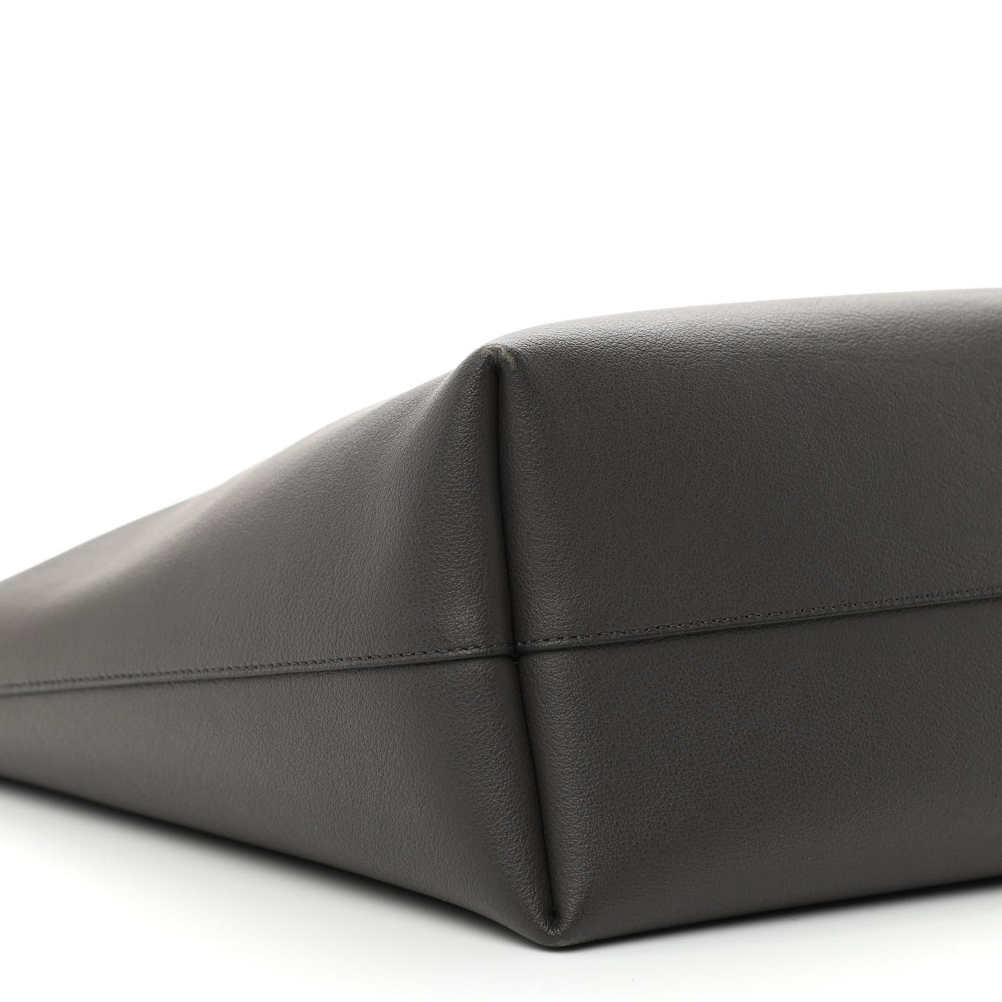 Calfskin Large Shopping Tote Dark Grey