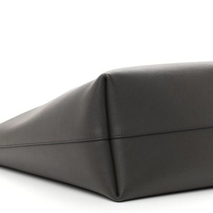 Saint Laurent Calfskin Large Shopping Tote Dark Grey 12 of 13