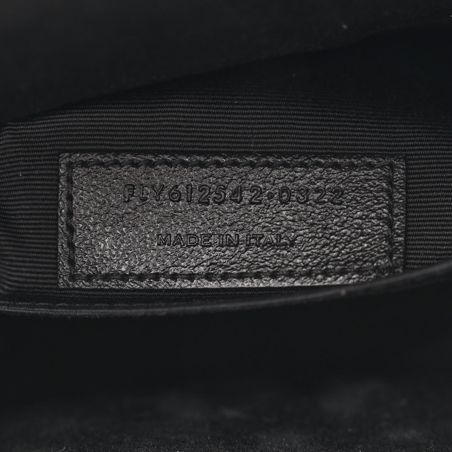 Patent Calfskin Crocodile Embossed Monogram Lou Camera Bag Black