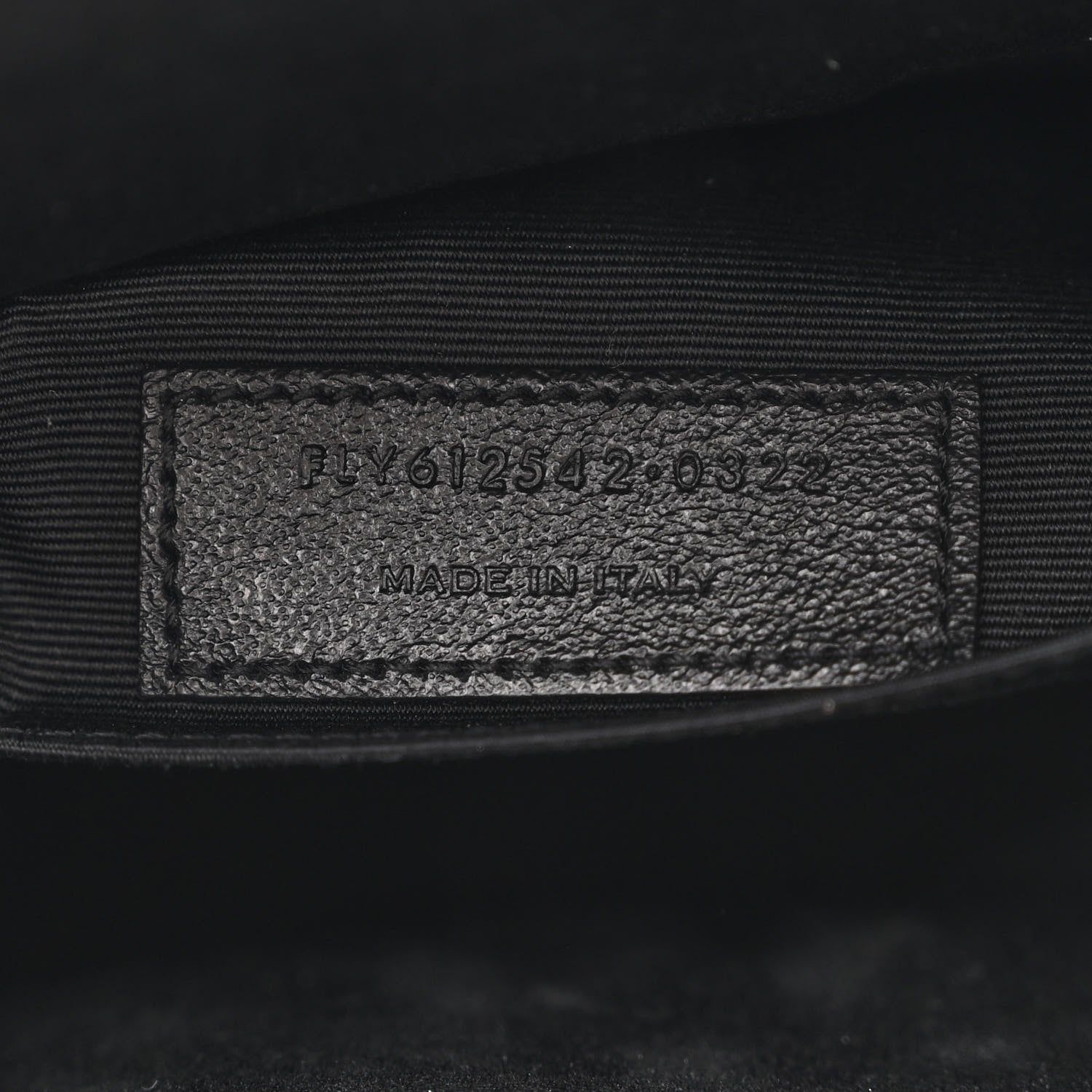 Saint Laurent Patent Calfskin Crocodile Embossed Monogram Lou Camera Bag Black 7 of 12