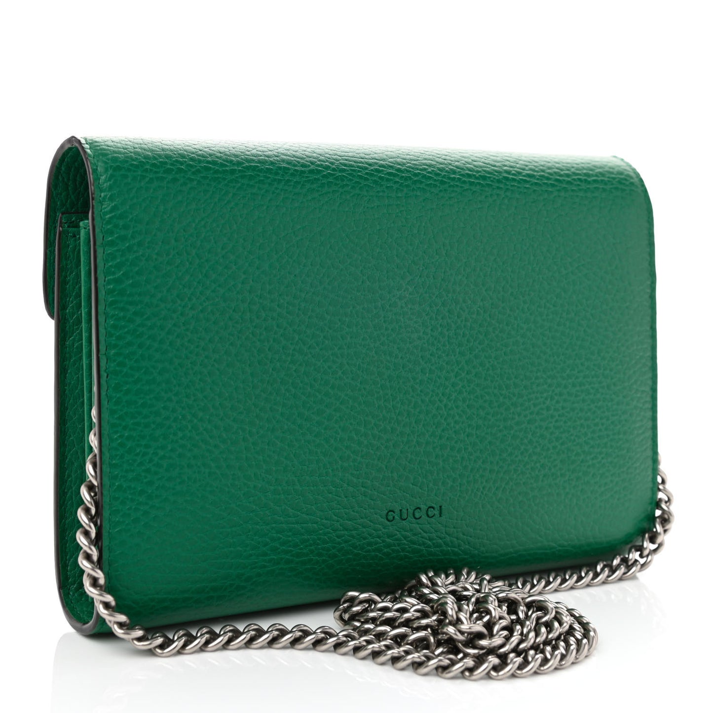 Calfskin Mini Dionysus Chain Wallet Emerald