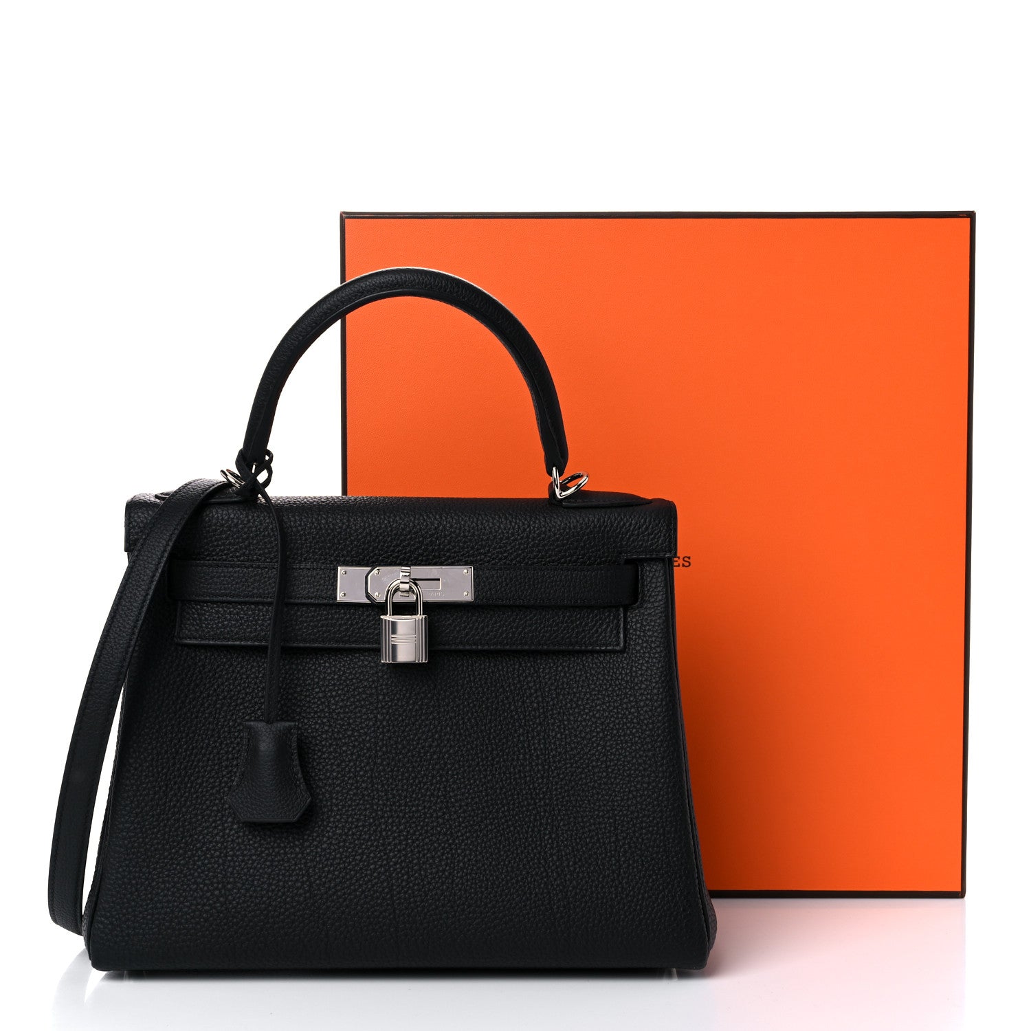 Hermes Togo Kelly Retourne 28 Black 36 of 36