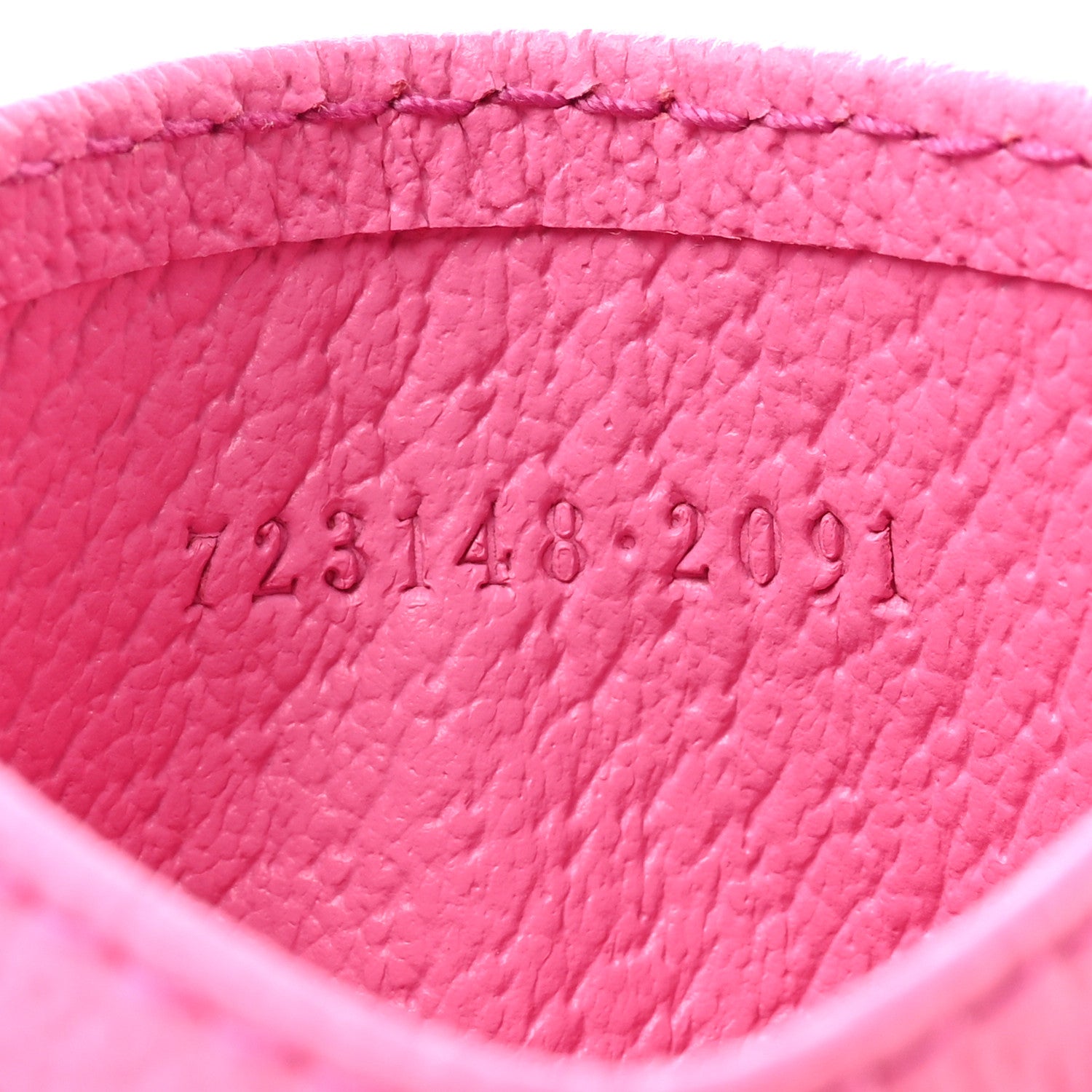 Gucci X PALACE GG Supreme Monogram Palace Textured Dollar Calfskin Card Holder Pink Pale Rose Palace 7 of 8