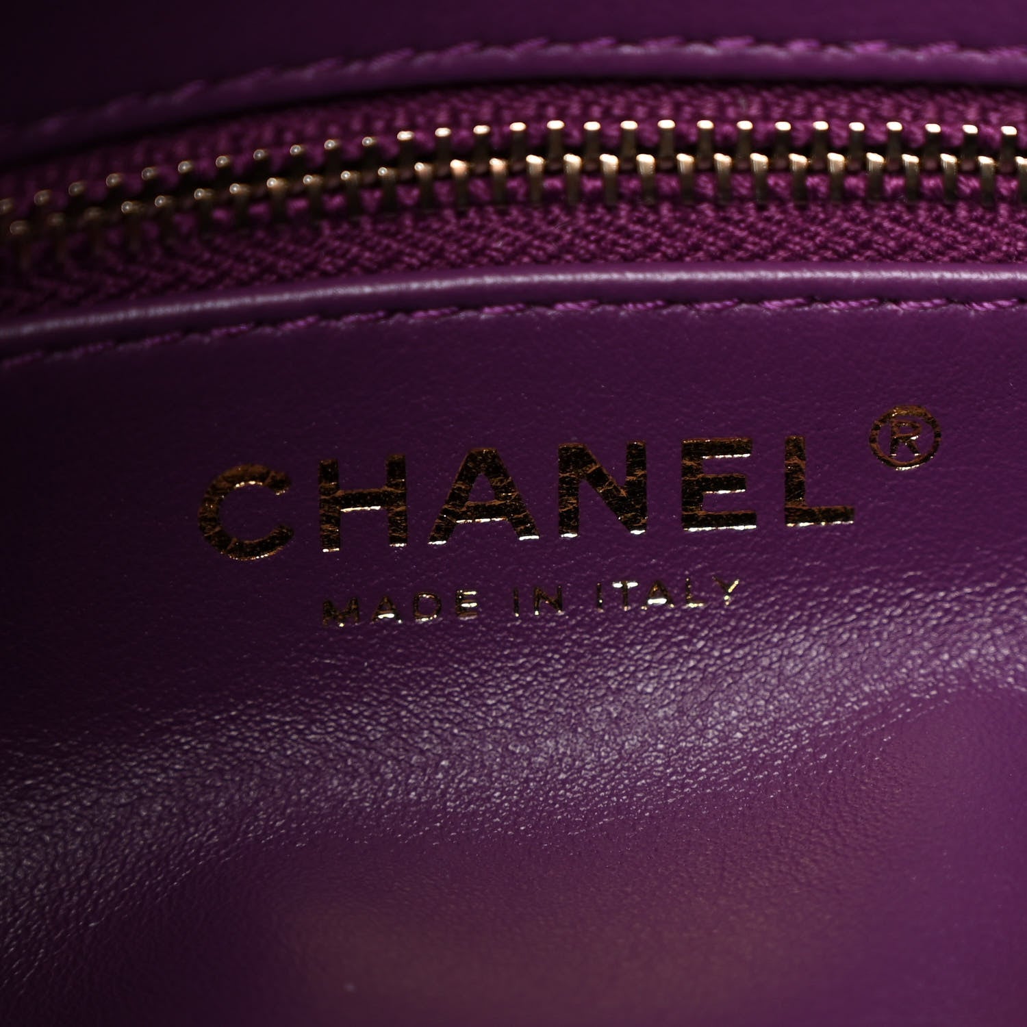 Chanel Shearling Lambskin Quilted Flap Purple 6 of 10