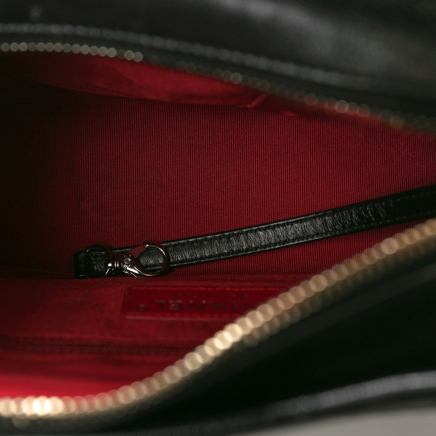 Chanel Aged Calfskin Quilted Small Gabrielle Hobo Black 5 of 10
