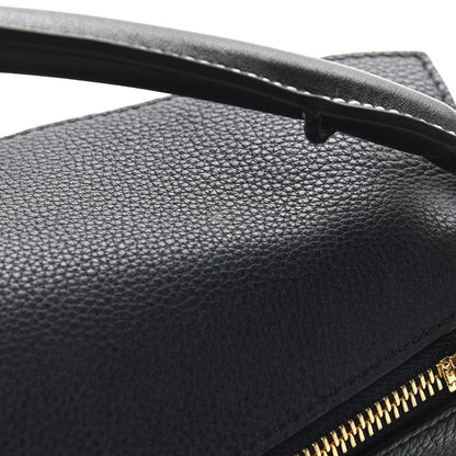 Loewe Calfskin Small Puzzle Bag Midnight Blue Black 10 of 10