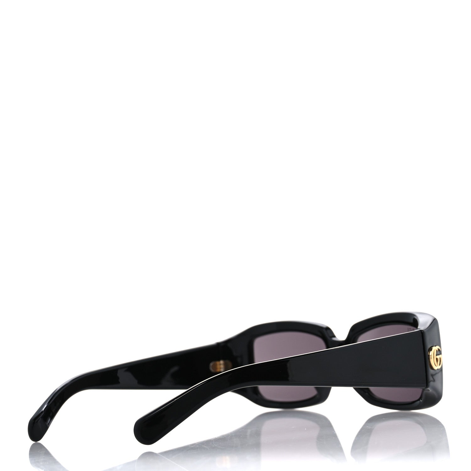 Gucci Acetate Rectangular Sunglasses GG1403S Black 4 of 8
