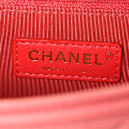 Chanel Caviar Quilted Small Sunset On The Sea Flap Coral 6 of 10
