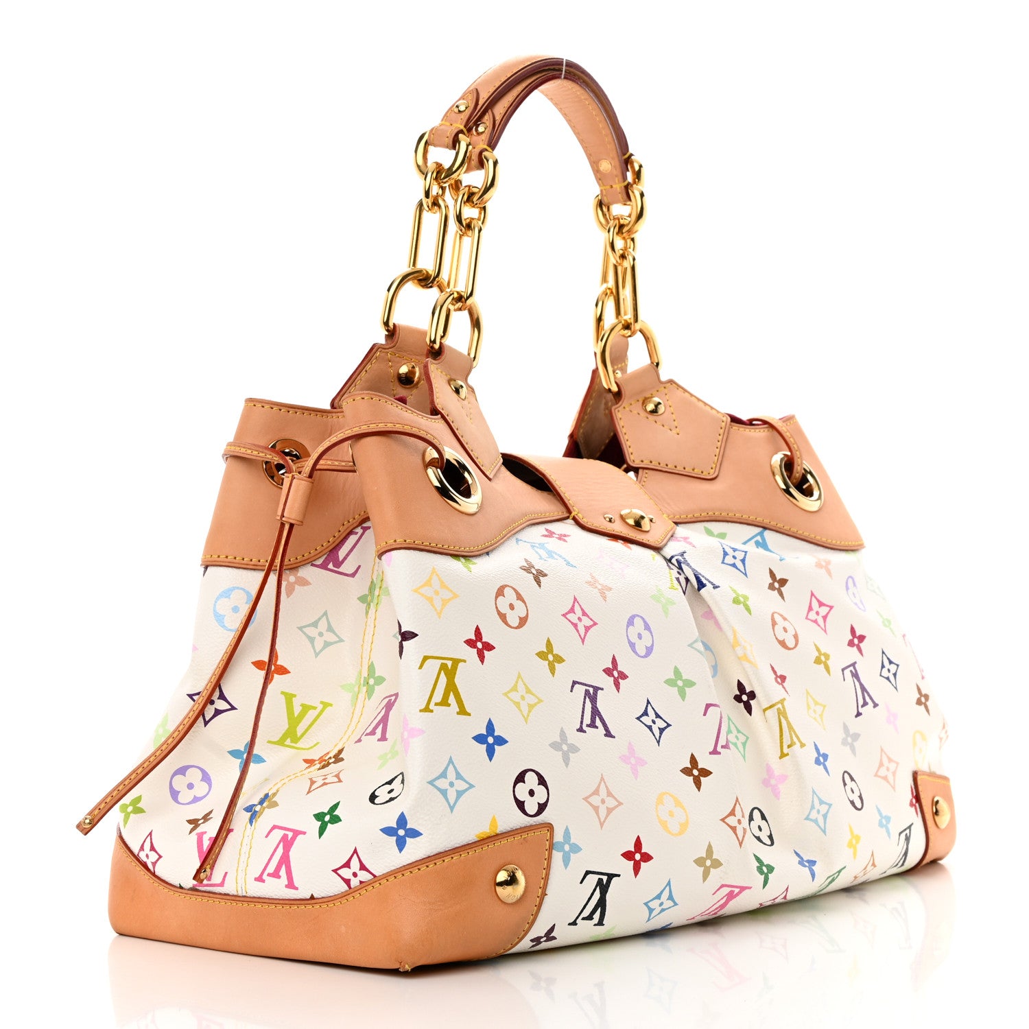 Louis Vuitton Monogram Multicolor Ursula White 3 of 15