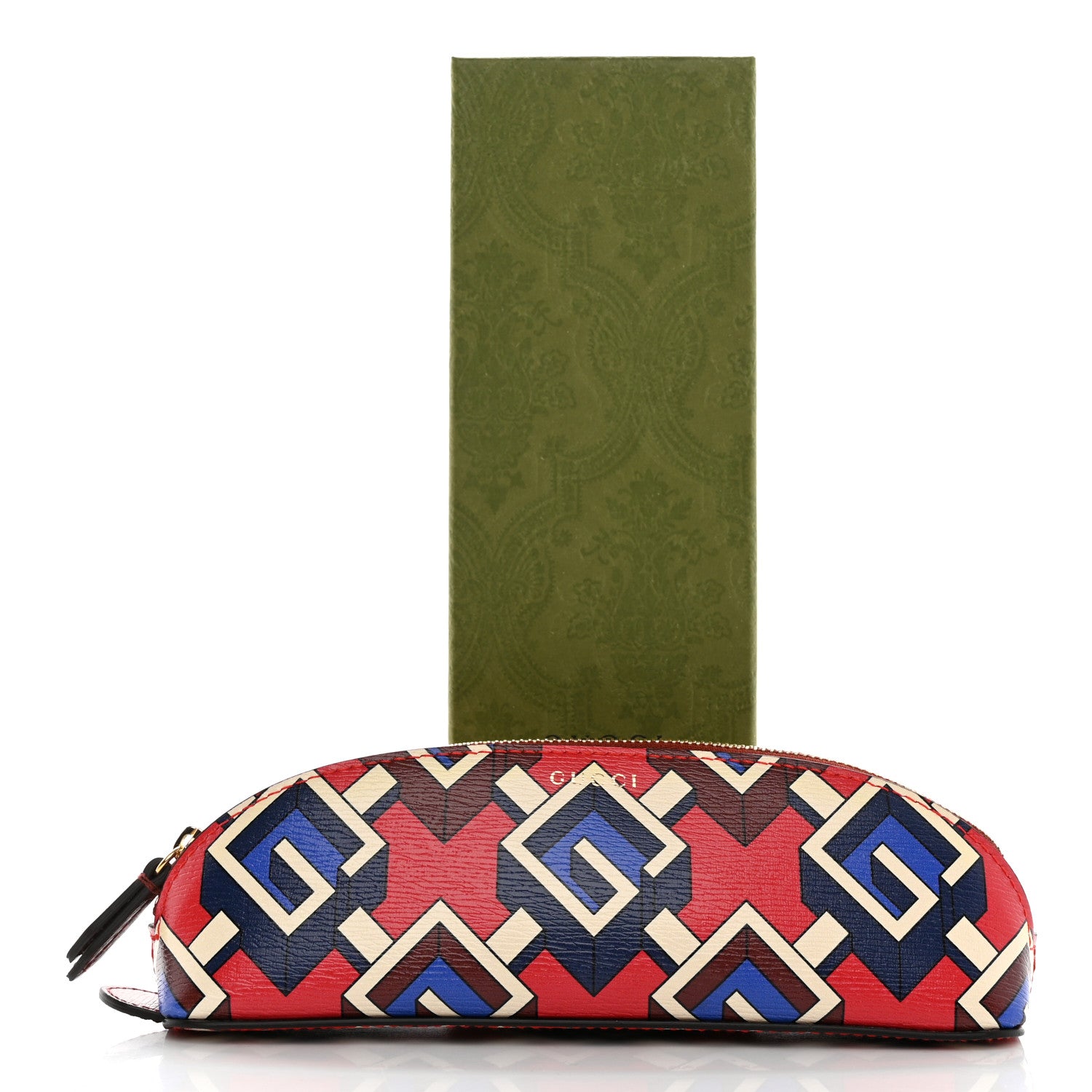 Gucci Shangai Calfskin Geometric G Pencil Case Multicolor 9 of 9