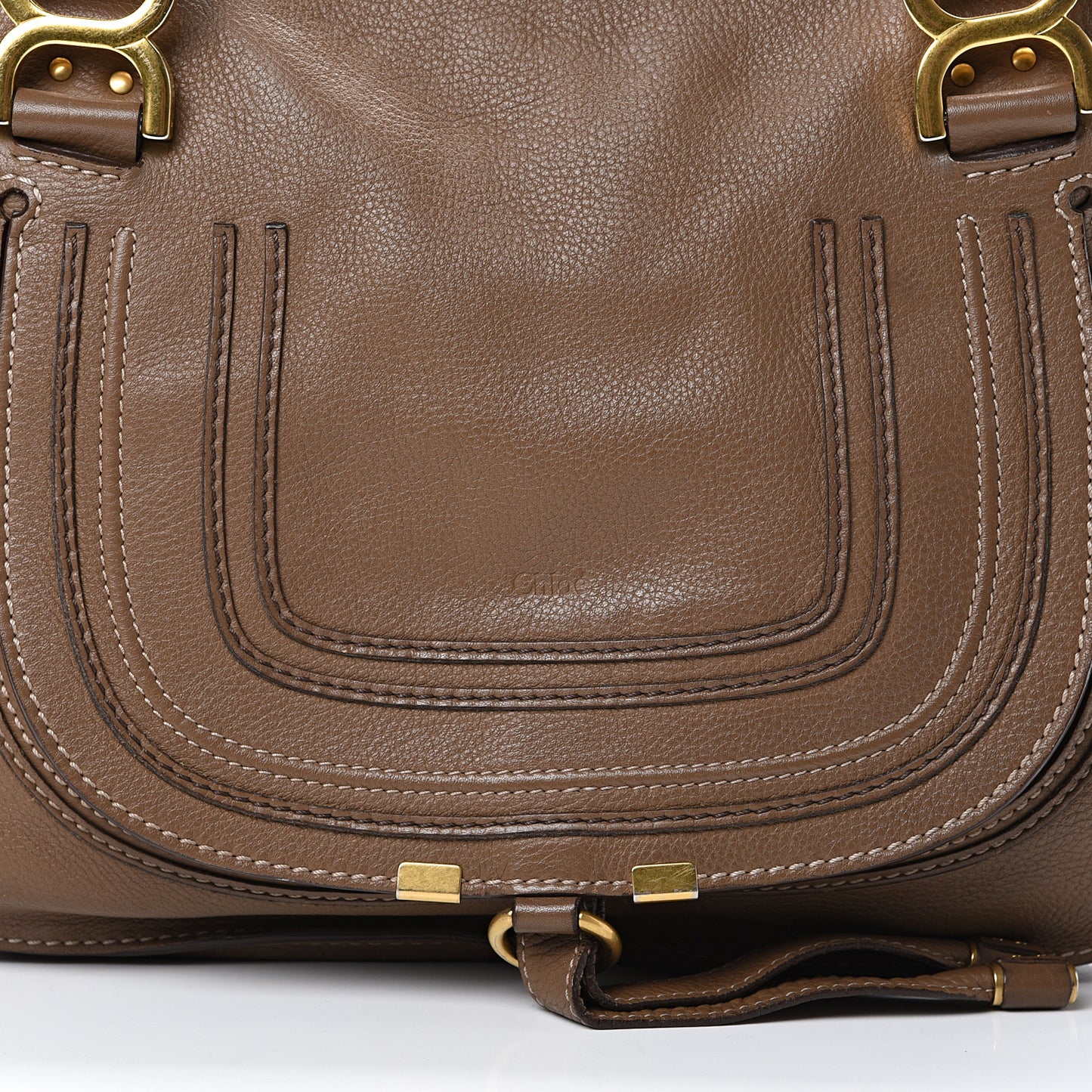 Calfskin Medium Marcie Satchel Barbour Khaki
