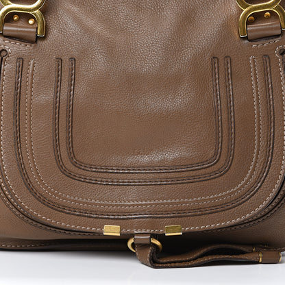 Chloe Calfskin Medium Marcie Satchel Barbour Khaki 10 of 19