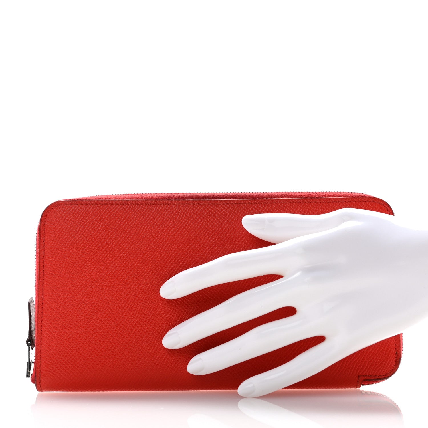 Hermes Epsom Silk'in Wallet Capucine 2 of 9