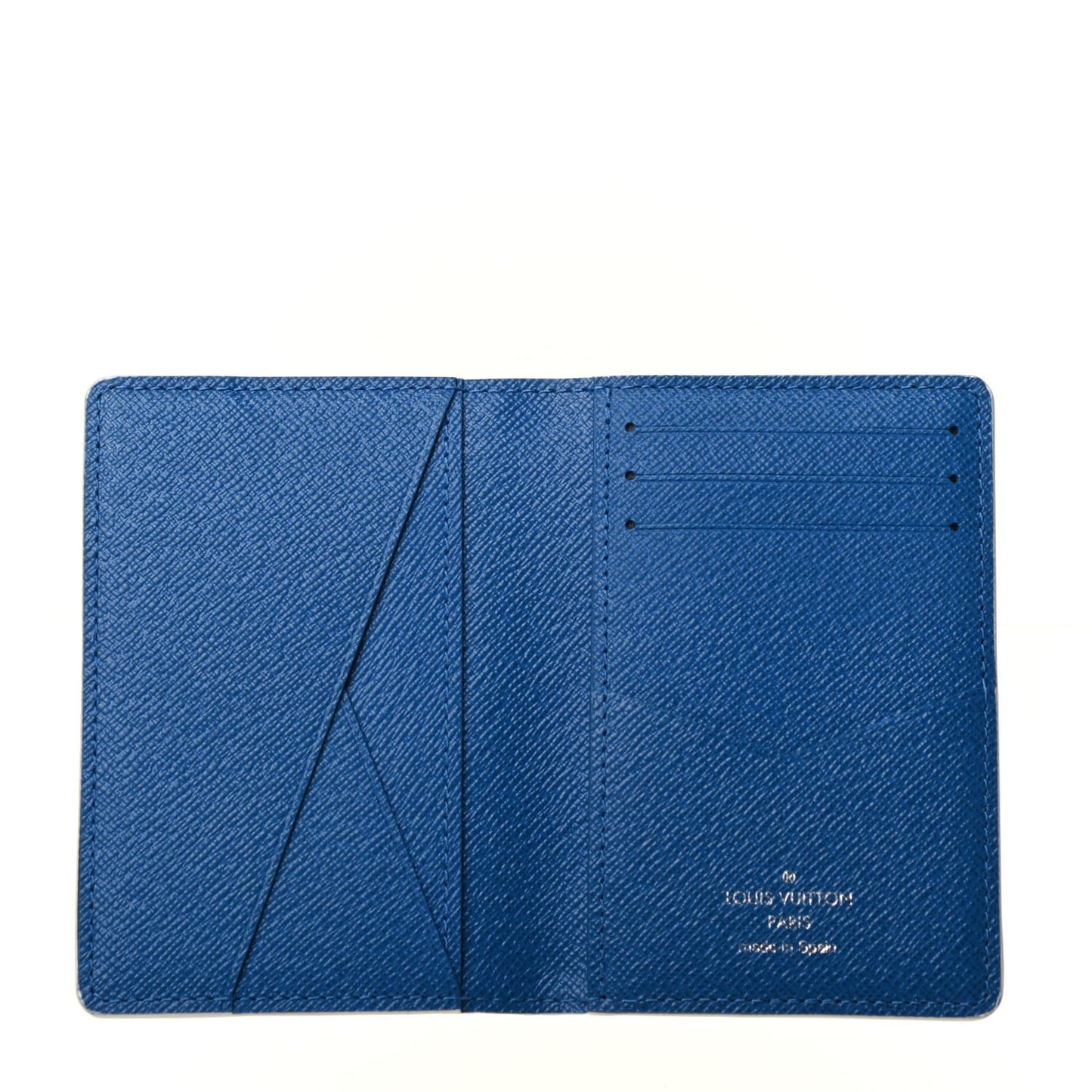 Monogram Watercolor Pocket Organizer NM Multicolor