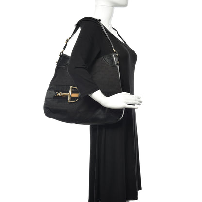 Gucci Monogram Hasler Hobo Black 2 of 14
