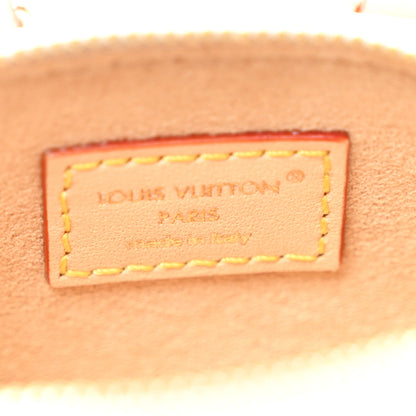 Louis Vuitton Vernis Monogram Micro Alma Bag Charm Key Holder Blue 4 of 6