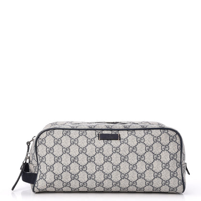 Gucci GG Plus Monogram Toiletry Case Navy 1 of 11