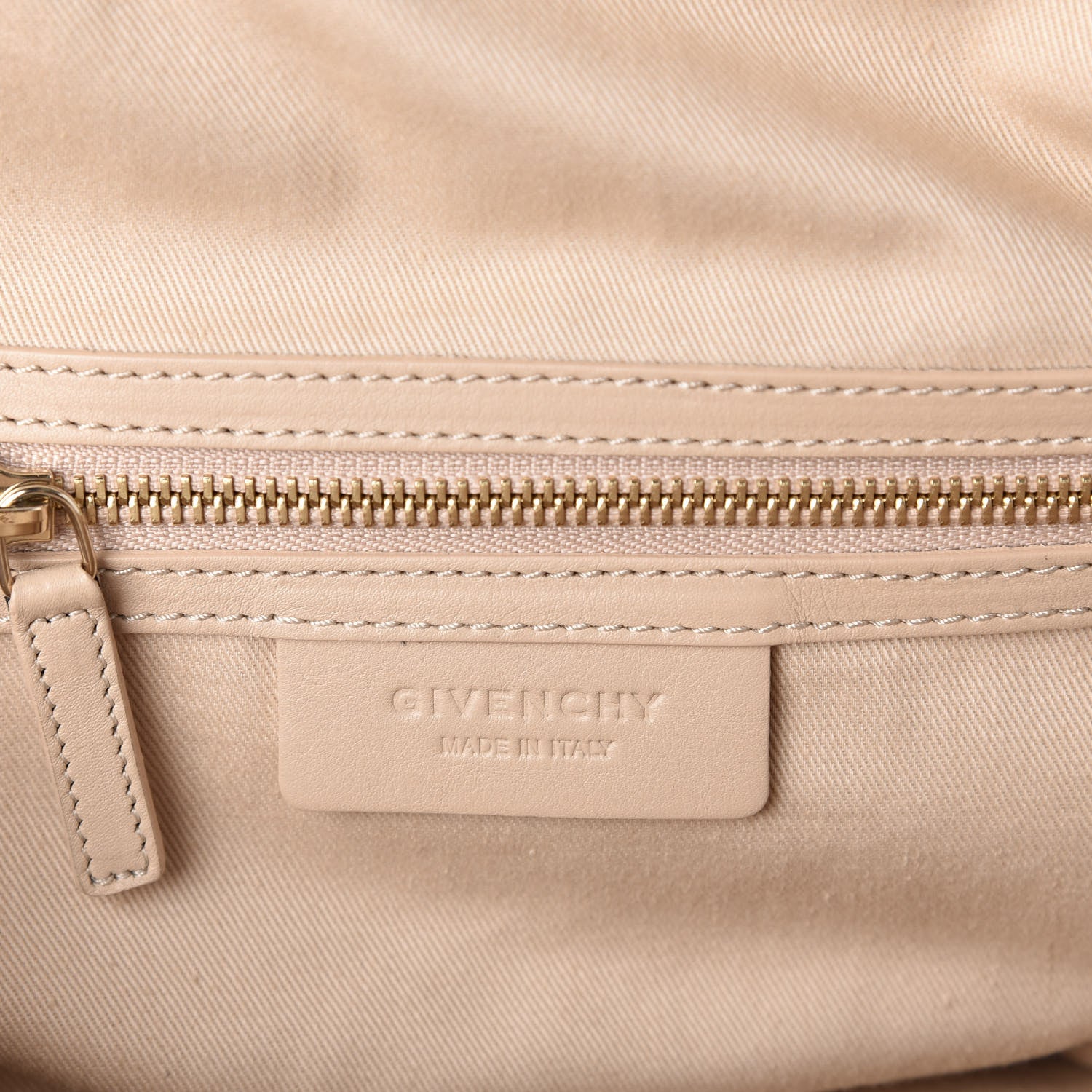 Givenchy Wrinkled Lambskin Medium Nightingale Tan 8 of 10