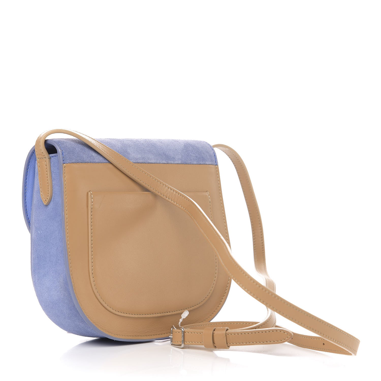 Celine Suede Small Trotteur Porcelain 3 of 12
