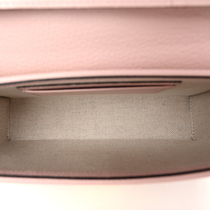 Gucci Monogram Jumbo GG Textured Dollar Calfskin Mini Padlock Top Handle Shoulder Bag Beige Perfect Pink 5 of 10