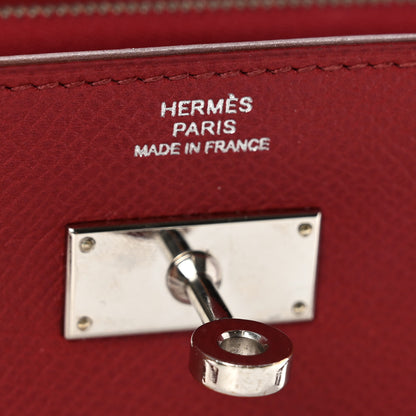 Hermes Epsom Kelly Longue Wallet Rubis 6 of 6