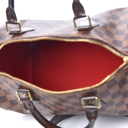 Louis Vuitton Damier Ebene Speedy Bandouliere 30 7 of 13