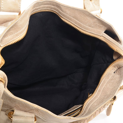 Balenciaga Agneau Giant 21 Gold Hardware CIty Sahara 10 of 13