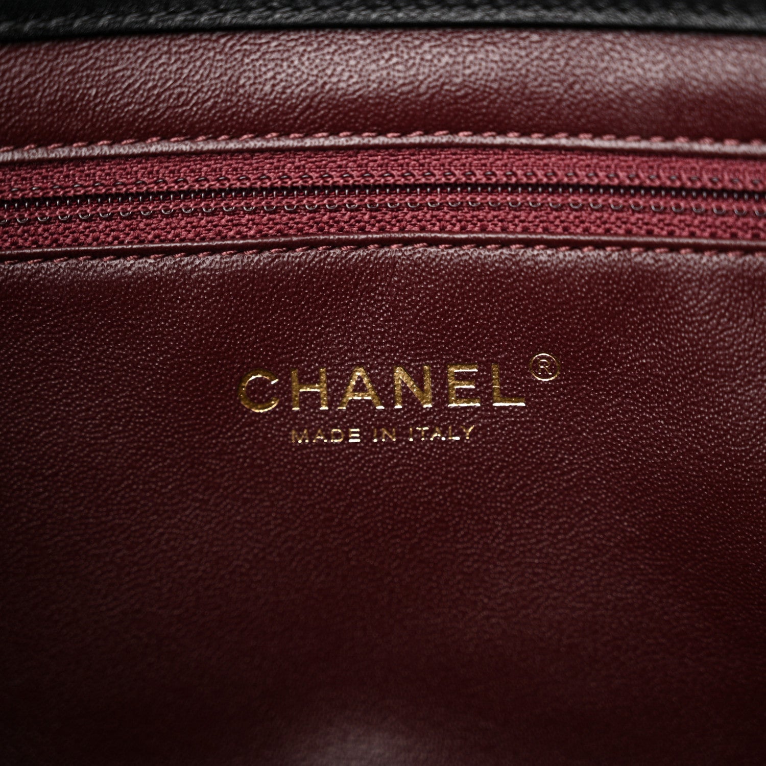 Chanel Lambskin Quilted Medium Diamond CC Flap Black 6 of 12