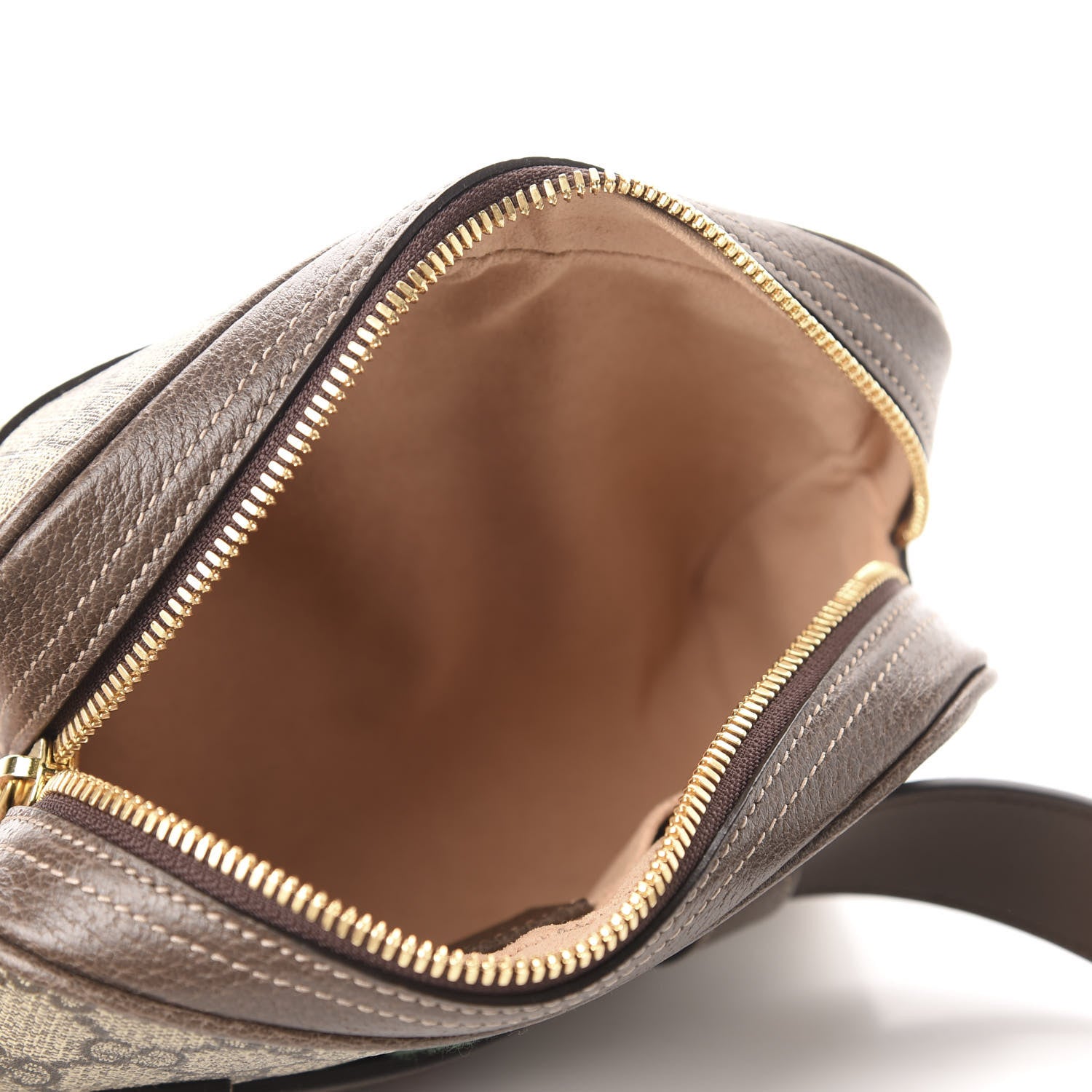 Gucci GG Supreme Monogram Web Small Ophidia Belt Bag 75 30 Dark Brown 5 of 11