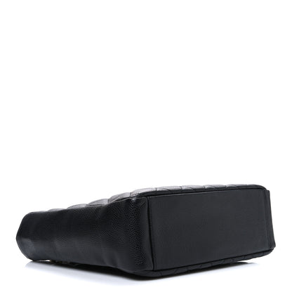 Chanel Caviar Quilted Petit Shopping Tote PST Black 4 of 10