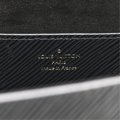 Louis Vuitton Epi Tortoiseshell Twist Shoulder Bag MM Black 6 of 9