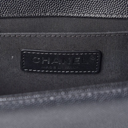 Chanel Caviar Quilted Medium Boy Flap Black 6 of 11
