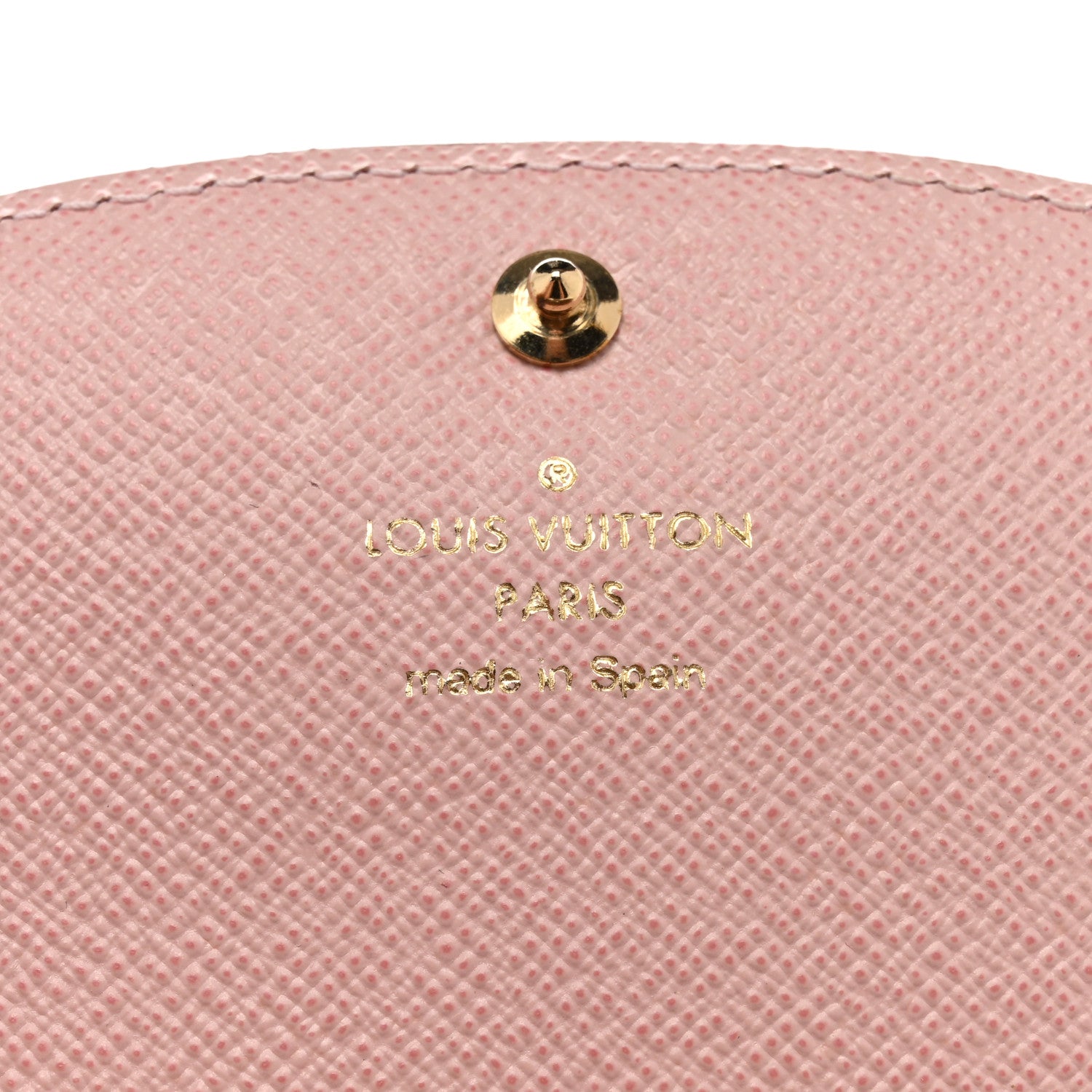 Louis Vuitton Damier Ebene Caissa Wallet Rose Ballerine 6 of 7