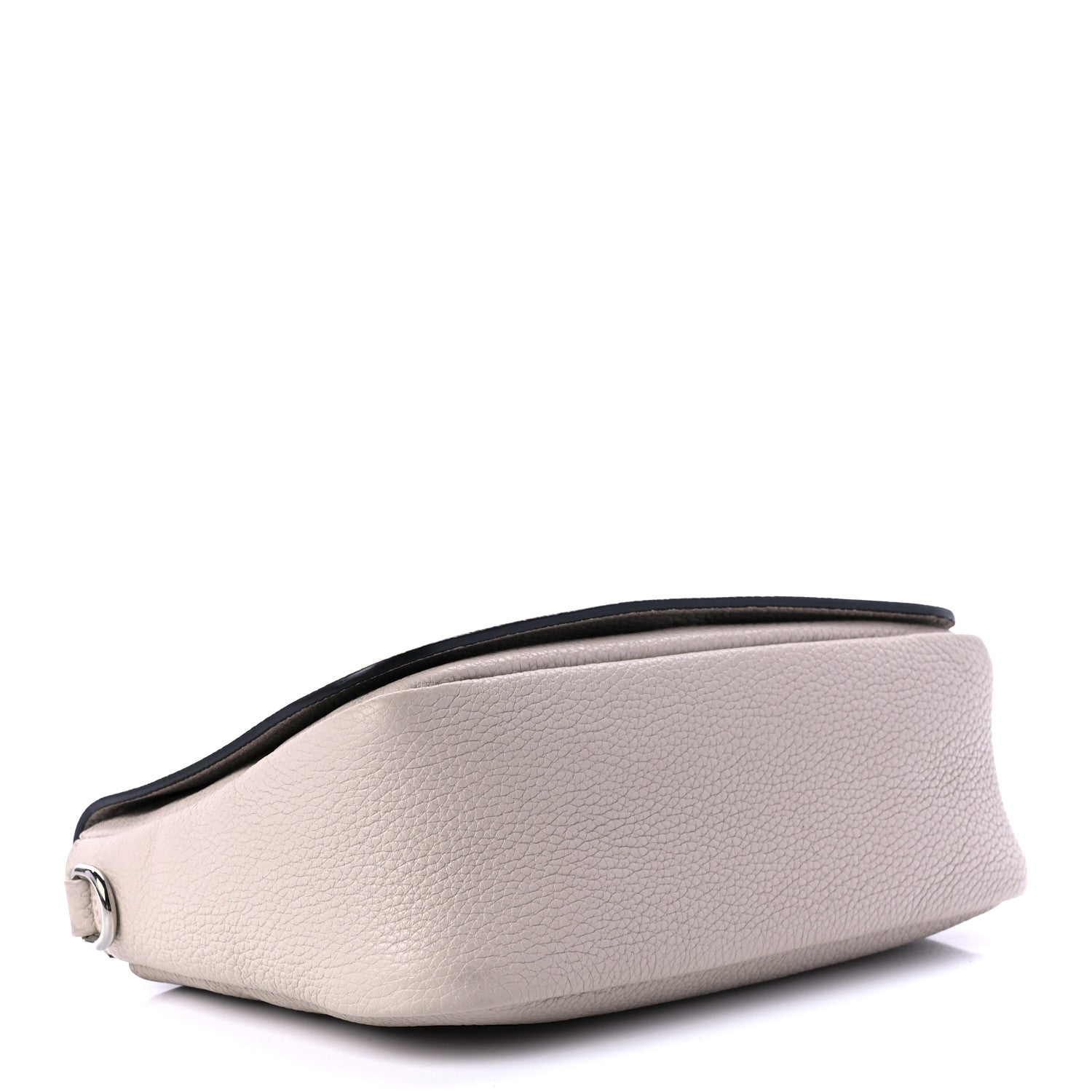 Prada Vitello Daino Soft Flap Crossbody Ninfea 3 of 9