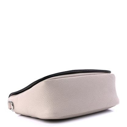 Prada Vitello Daino Soft Flap Crossbody Ninfea 3 of 9