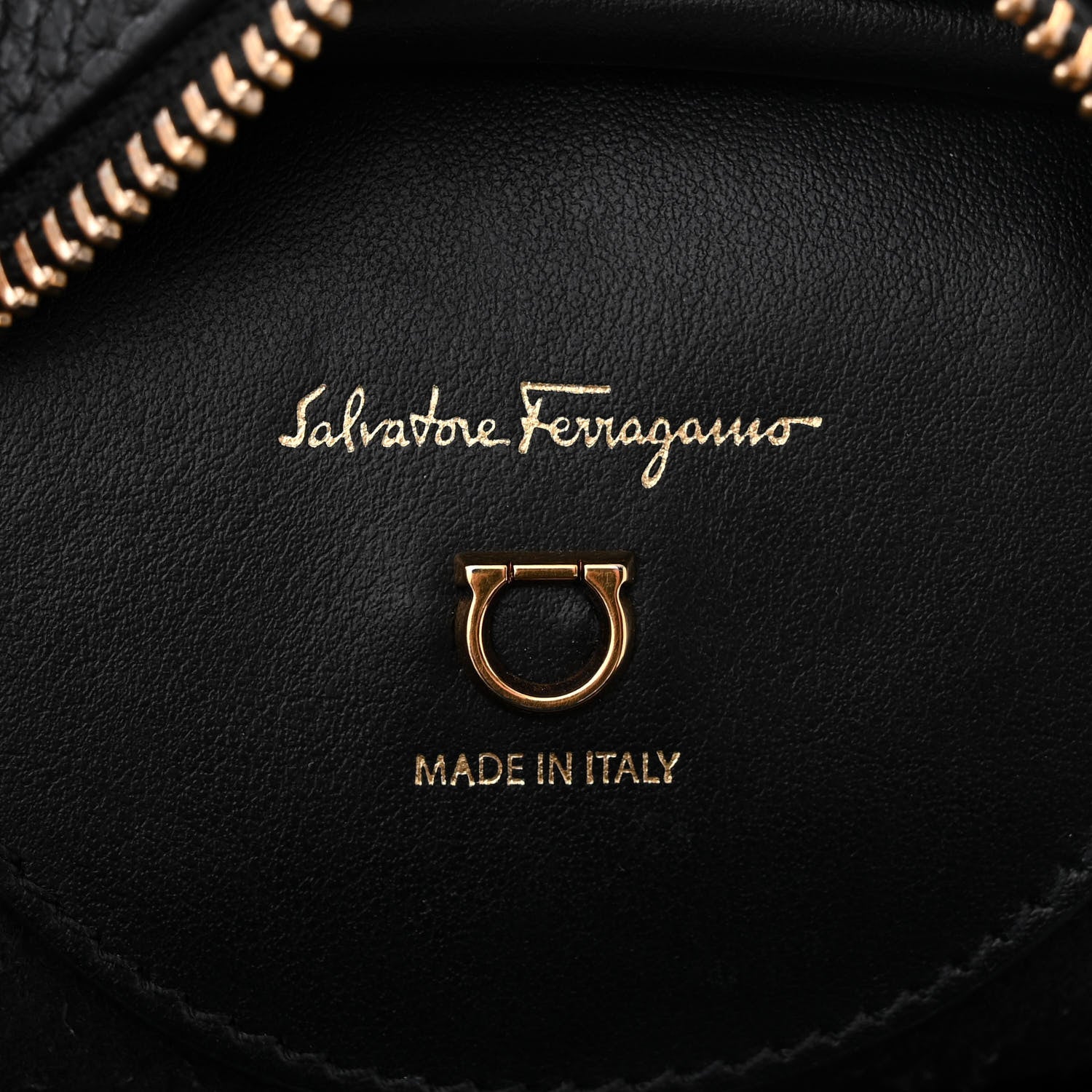 Salvatore Ferragamo Calfskin Travel Camera Crossbody Bag Black 6 of 11