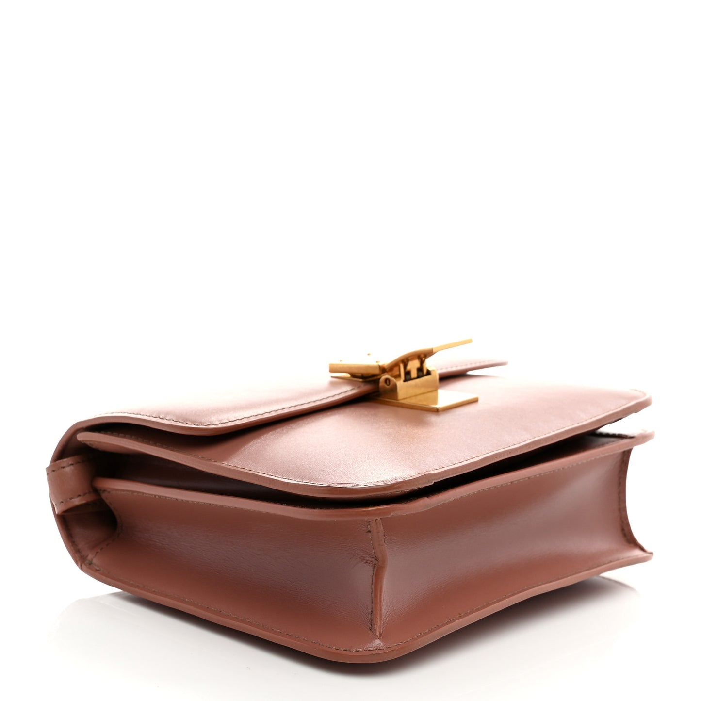 Box Calfskin Teen Classic Box Flap Bag Antique Rose