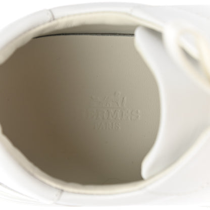 Hermes Calfskin Day Sneakers 37 White 7 of 9