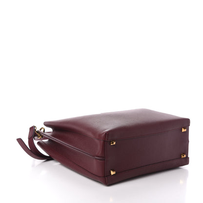 MCM Grained Calfskin Large Milla Hobo Rustic Brown 4 of 8
