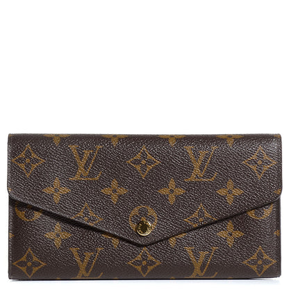 Louis Vuitton Monogram Sarah Wallet NM 1 of 7