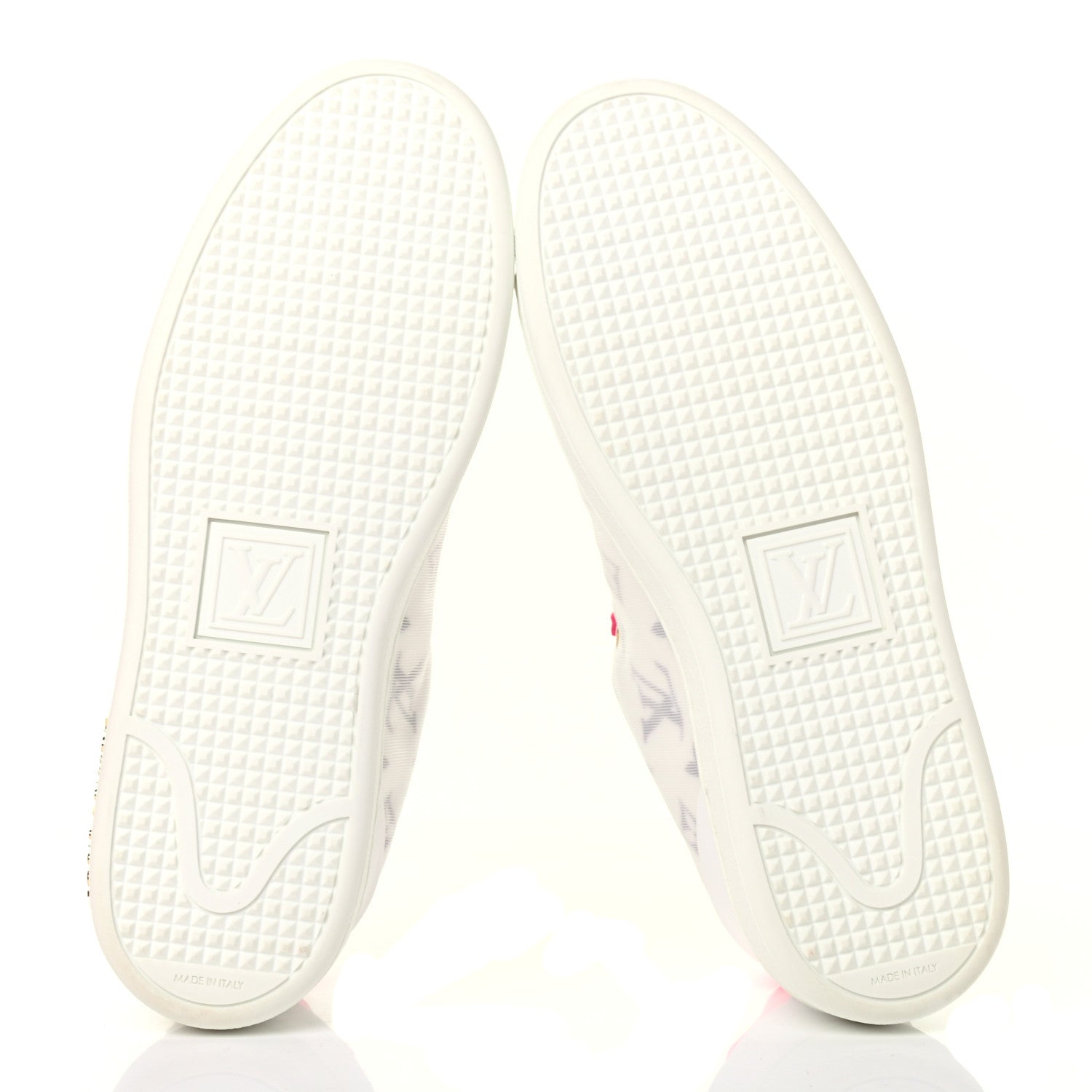 Louis Vuitton Technical Fabric Calfskin Monogram Frontrow Sneakers 37 Pink 4 of 4